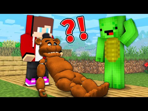 EPIC Minecraft Challenge: Freddy Fazbear TRAPPED by JJ and Mikey