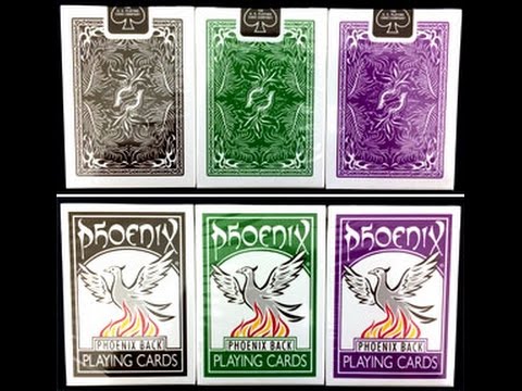 Voir la vidéo de Phoenix Collection set - 4 couleur new index large - Card Shark