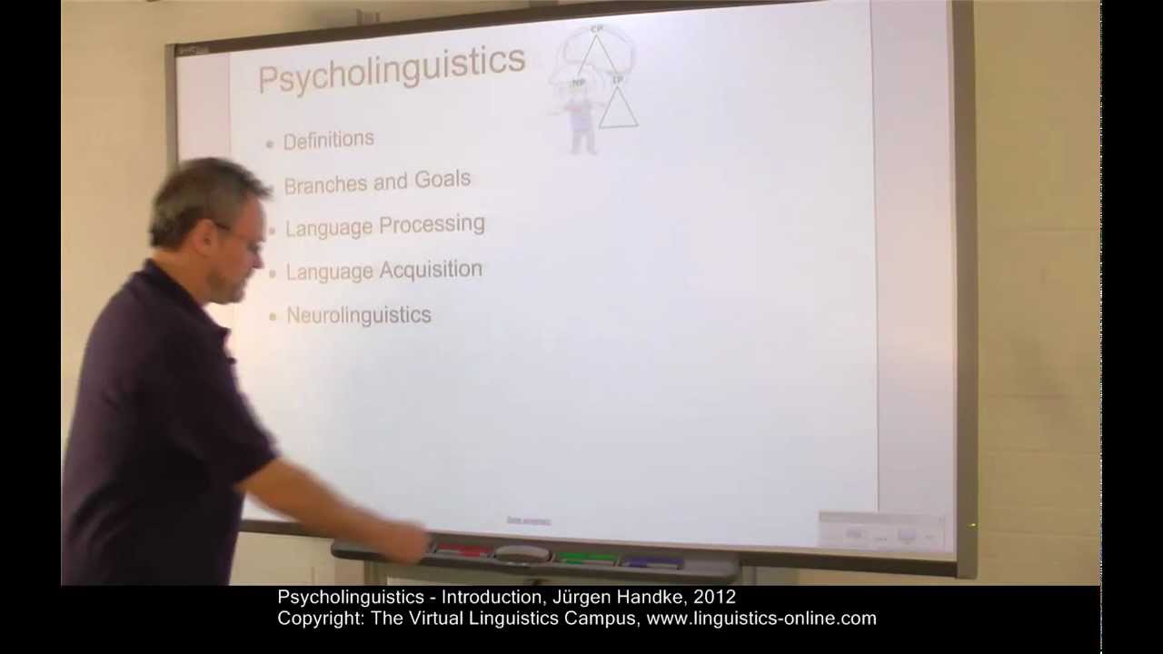 PSY101 - Psycholinguistics - An Overview