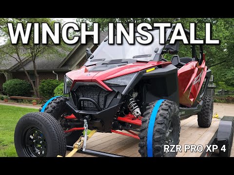 Polaris RZR Pro XP 4 Winch Install