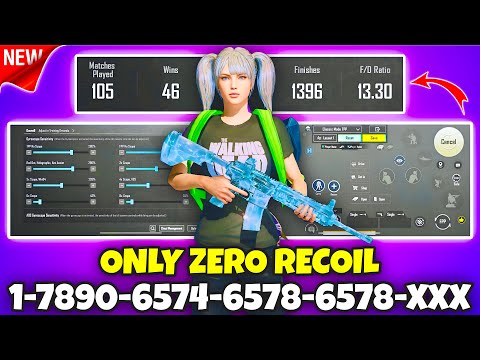 🔥Bgmi sensitivity settings 2026 🥵 | Bgmi best sensitivity settings 😱| Zero recoil sensitivity bgmi.
