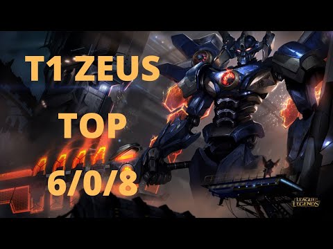 T1 *ZEUS* AATROX TOP vs KAYLE