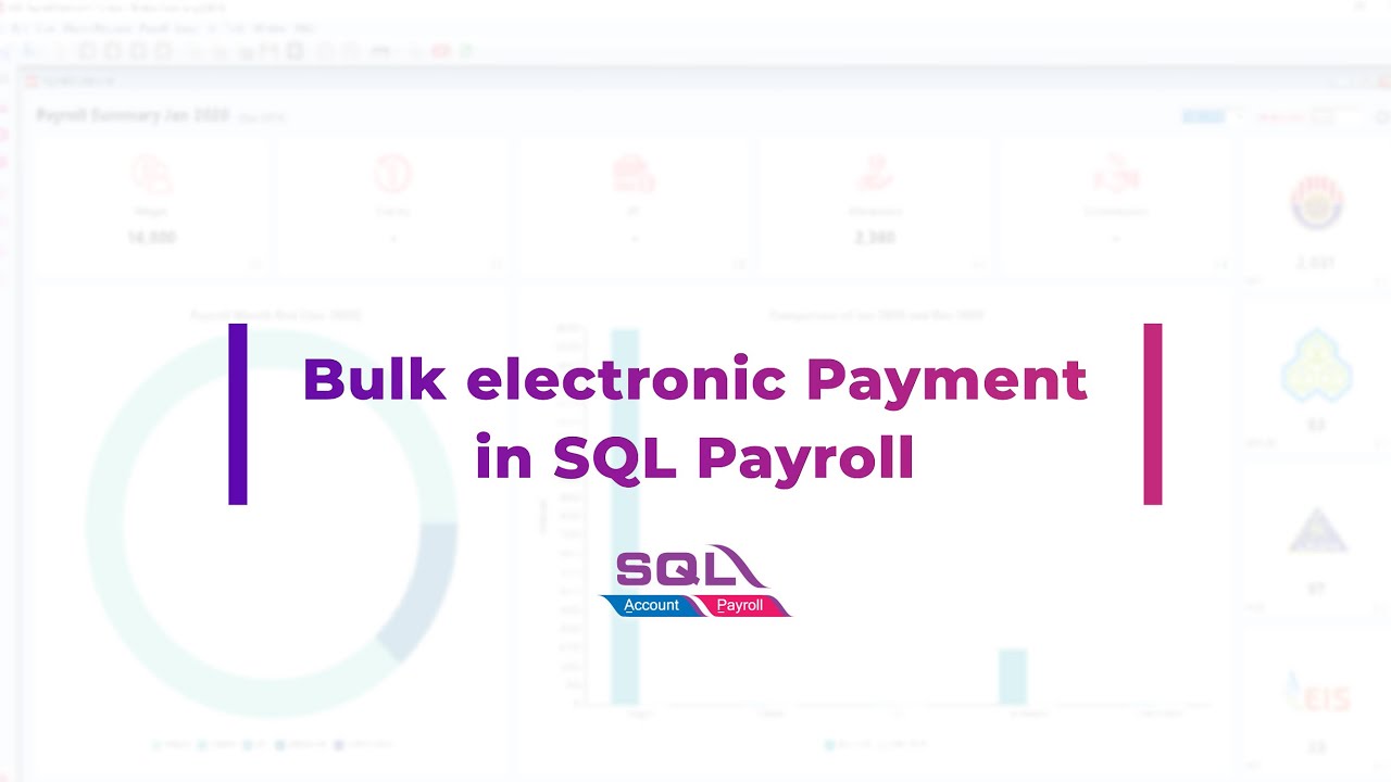 Bulk electronic payment in SQL Payroll (compliant with all Malaysia Bank)