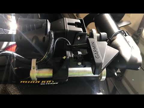 Garmin Livescope on a Minn Kota Ulterra and Cornfield Crappie Mount