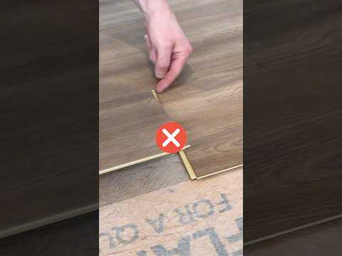 Installing LVP Drop Lock System In Reverse #lvpflooring #floorcontractor #synthwave #tips #installs