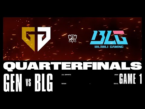 GEN vs. BLG - Game 1 | KNOCKOUTS Stage | 2023 Worlds | Gen.G vs Bilibili Gaming (2023)