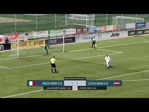 Malta WU16 vs Latvia WU16, Girls - UEFA Development Tournament