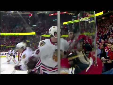 Colin Fraser vs Eric Nystrom Nov 19, 2009