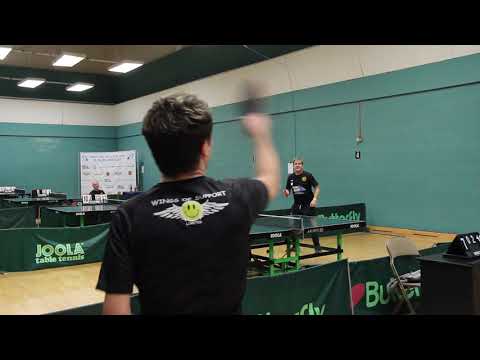 Exhibition Match between Andrew Baggaley and his brother and International coach Stephen Baggaley