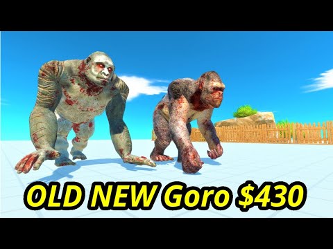 Old and new goro vs random team same price ARBS Animal Revolt Battle Simulator