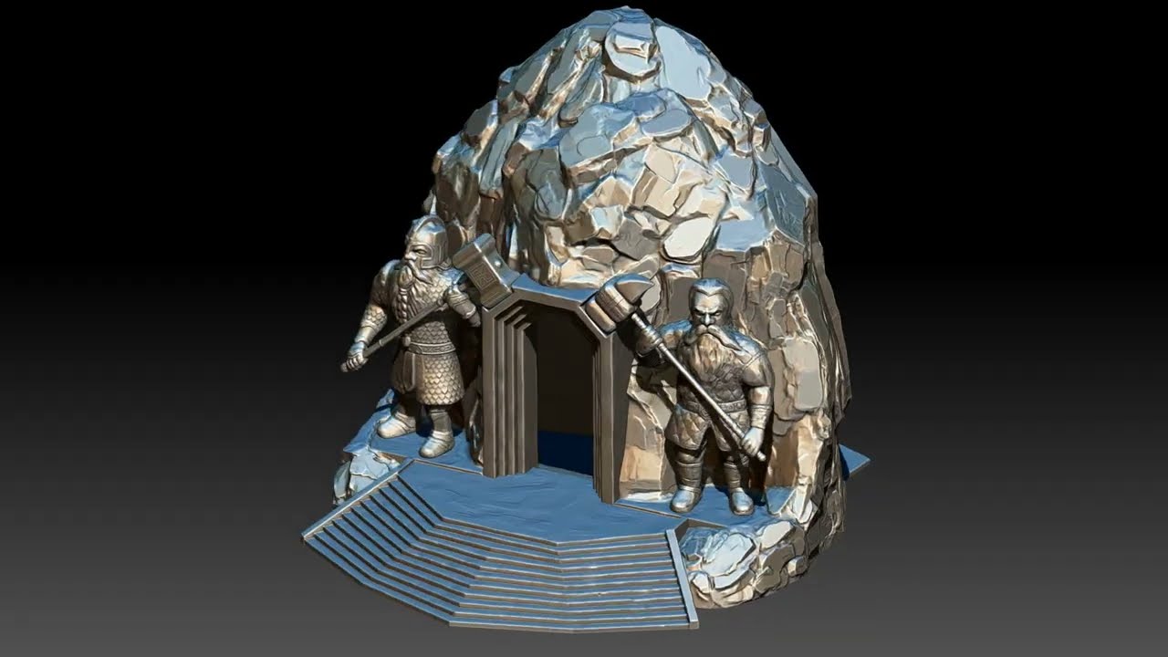 Dwarf entrance 3D Model