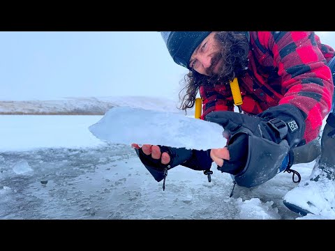 Ice report Southern Saskatchewan / Found some ice!