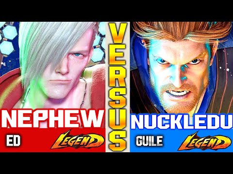 SF6 Guile NuckleDu Vs Nephew Juri ▰ High Level