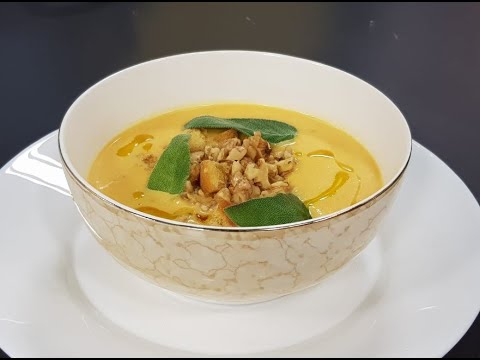 Rreze Dielli 18 Dhjetor 2019 - Të Gatuajmë me Znj Vjollca P. 2 - Supë me kungull, sherebelë dhe arra