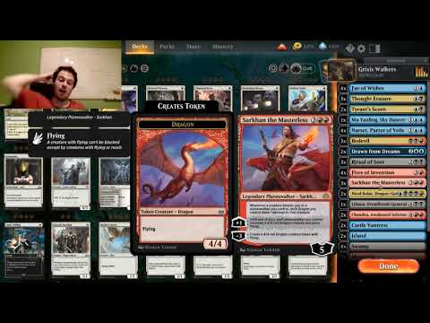 This control deck destroys Ranked! | MTG Arena | Grixis Walkers Deep dive