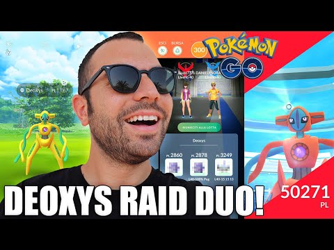 ANCHE DEOXYS SCONFITTO FACILMENTE IN DUO! - Pokémon GO
