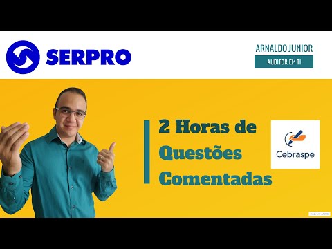2 Horas de Questões Comentadas da CEBRASPE/CESPE - Concursos de TI com o Professor Arnaldo