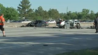 2 drivers killed in high-speed wrong-way crash on I-69 Eastex Freeway near Bush Airport, HPD says