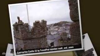 Caernarfon Castle - Caernarfon, Gwynedd, North Wales, Wales, United Kingdom
