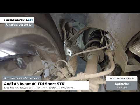 Audi A6 Avant 40 TDI Sport STR - TEHNIČNO STANJE