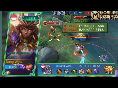KARRIE WHEEL OF JUSTICE GAMEPLAY WITH ITEM TANK! S23 NEW ELITE SKIN KARRIE - KARRIE BEST BUILD 2021