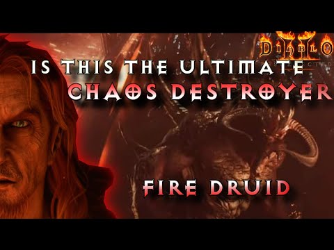 STRONGER THAN HAMMERDIN? P8 Fire Druid Players 8 Chaos Terror Zones Ladder Season 2 Patch 2.5 D2R