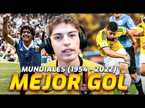 DAVOO XENEIZE REACCIONA AL MEJOR GOL DE CADA MUNDIAL (1954-2022)