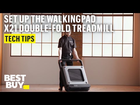 Setting Up and Starting the WalkingPad X21 Double-Fold Treadmill – Tech Tips from Best Buy