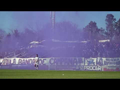 09/09/23 La hinchada de Villa Dálmine ante Atlético de Rafaela