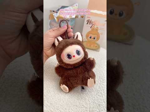 Unbox my *secret* labubu! 🐻🤎 #asmr #labubu #unboxing