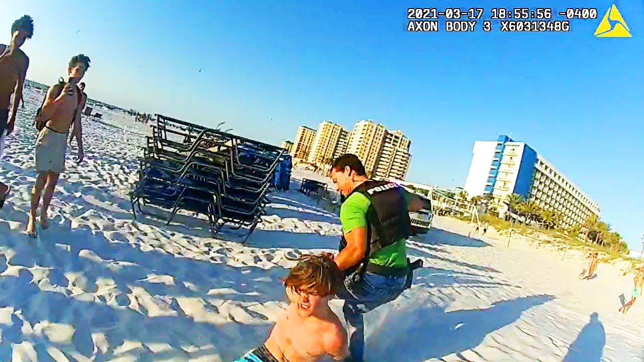 Pure Chaos Erupts After Handcuffed Teen Flees from Police Car