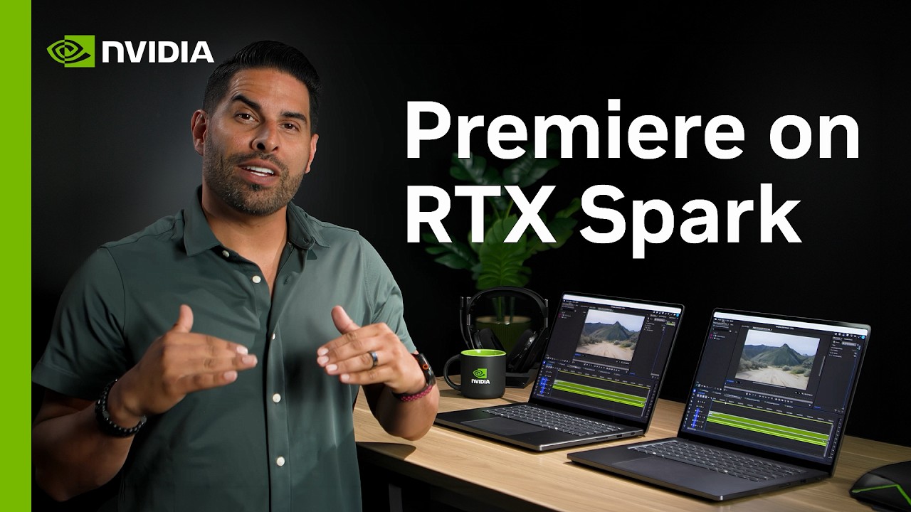 Editing Faster in Adobe Premiere with NVIDIA RTX Spark