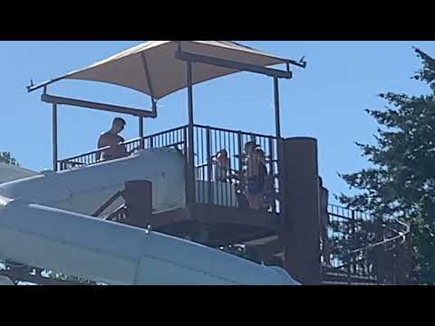 Water slide fun at Villa Sport