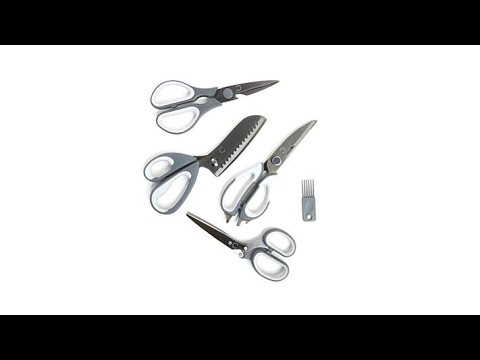 Curtis Stone Set of 4 Kitchen Scissors