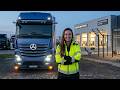 Life Of A Female Truck Driver From A Braid To A Service Visit