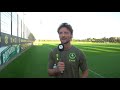 Bart Vriends na het oefenduel met Borussia Dortmund: 'Leerzame wedstrijd voor ons'.