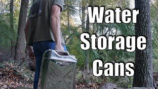Do You Have a Way to Store Water?- Be Prepared