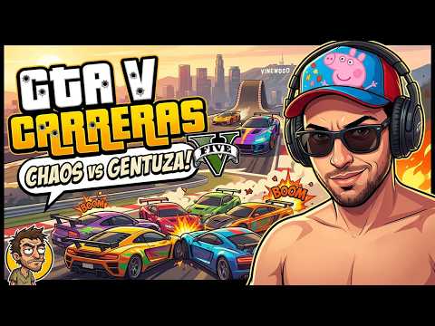 STREAM COMPLETO | CARRERAS DE GTA V CON GENTUZA - Peereira7
