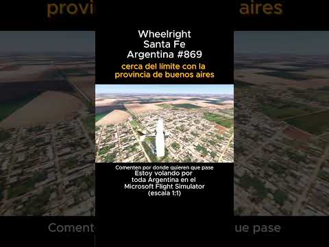 Wheelright, Santa Fe desde el Microsoft Flight Simulator #wheelright #santafe #msfs #joaha45