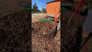 HOW TO MAKE HOT COMPOST WITH CHICKEN MANURE #compost #composting #backyardchickens #smallscalefarm