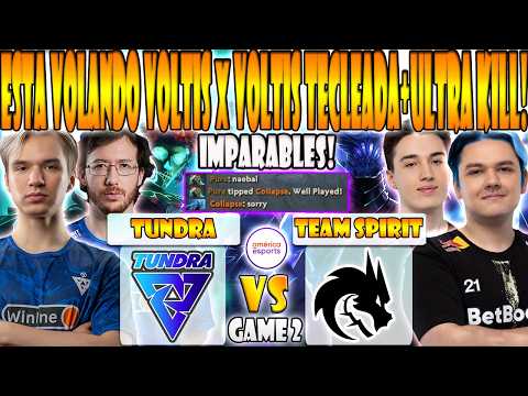 TEAM SPIRIT vs TUNDRA BO2[GAME 2]YATORO, COLLAPSE, MIRELE VS PURE, BZM, 33 - DREAMLEAGUE SEASON 28