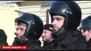 Рамзан Кадыров посетил место дислокации недавно созданной сводной роты в Аргуне