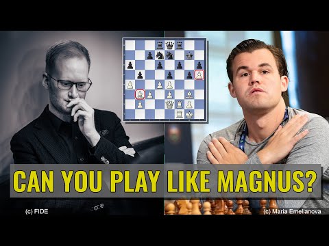 Can you play like Magnus? | Carlsen vs Gretarsson | European Team Championship 2023