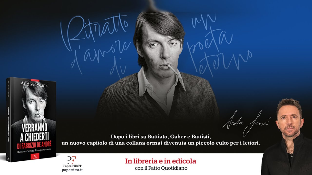 Andrea Scanzi presenta il nuovo libro "Verranno a chiederti di Fabrizio De André"