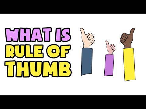 YouTube video about Discovering the Origin of the Rule of Thumb