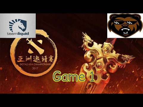 Liquid vs Bears - Game 1 - DAC 2017 EU Qual [Finals] - Highlights