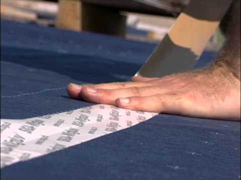 SIGA Wigluv 60 - Collage d'un recouvrement et traversée ronde étanche au vent