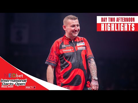 INCREDIBLE AVERAGES! Day Two Afternoon Highlights | 2024 International Darts Open