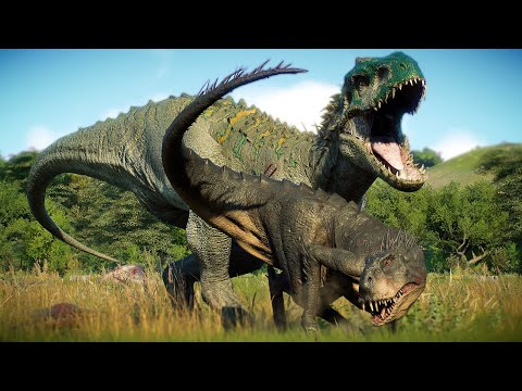 ALL LARGE & MEDIUM CARNIVORE DINOSAURS BATTLE ROYALE - Jurassic World Evolution 2