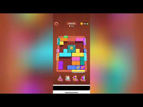 Screw Escape Block Puzzle Level 108 Solution Walkthrough 